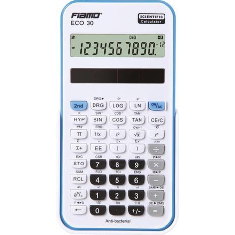 Citizen FI-ECO30BL Calculator Fiamo ECO 30 BL Wit-blauw
