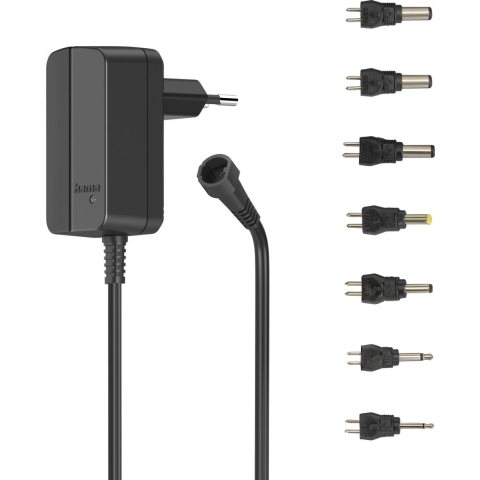 Hama Universele Sch. Netadapter Instelbaar 600mA 7,2W Max. 12V 7 Adapters
