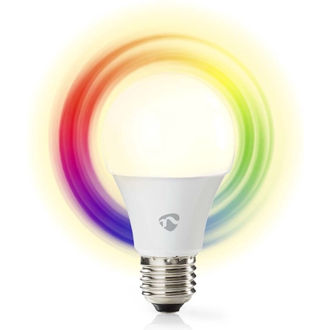 Nedis WIFILRC10E27 Smartlife Multicolour Lamp Wi-fi E27 806 Lm 9 W Rgb / Warm To Cool White Android™ / Ios Peer