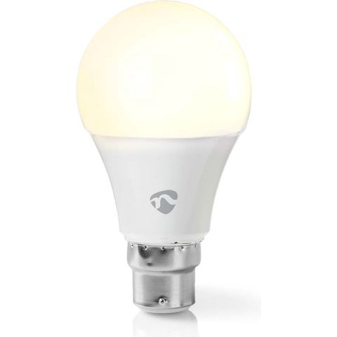 Nedis WIFILW12WTB22 Smartlife Led Bulb Wi-fi B22 800 Lm 9 W Warm Wit 2700 K Energieklasse: A+ Android™ & Ios A60
