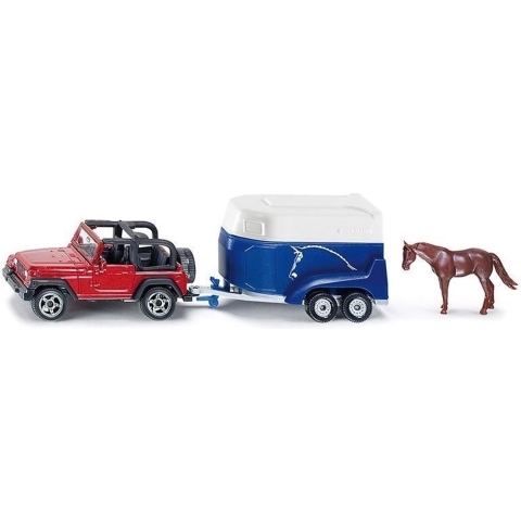 Siku 1651 Jeep + Veetrailer