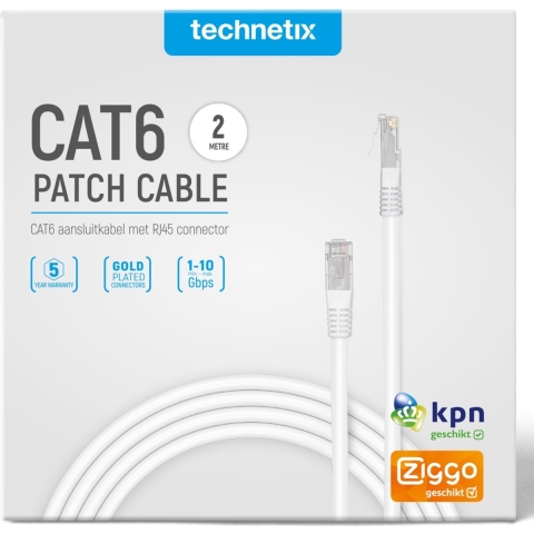 Technetix Patchkabel Cat6 2m
