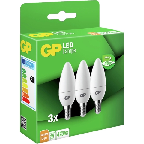 GP Lighting Gp Led Candle B35 3x 5,6w E14
