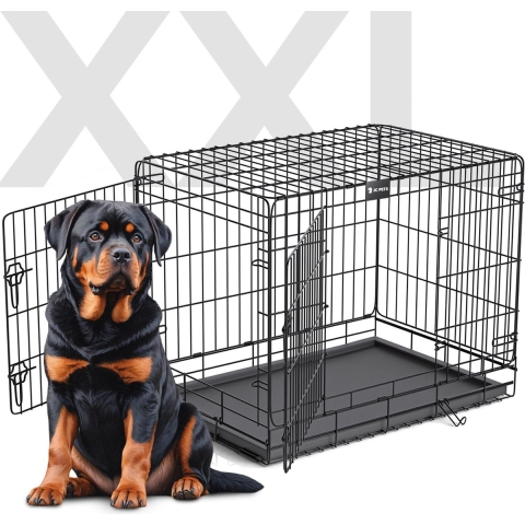 XXL Hondenbench met Kussen– Inklapbaar&Stevig– Voor Grote Honden – JC Pets