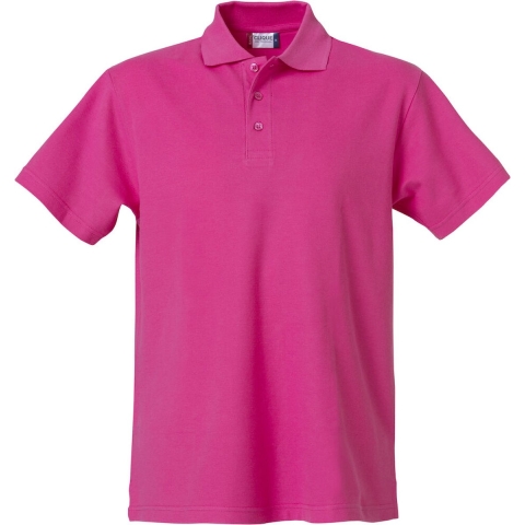 Clique 028230 Basic Polo - Helder Kersen - XXL