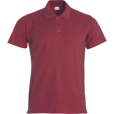 Clique 028230 Basic Polo - Bordeaux - XS