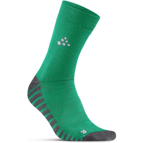Craft 1910981 Progress Anti Slip Mid Sock - Team Green - 28/30