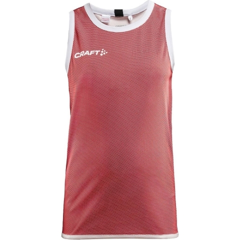 Craft 1911111 Progress Rev. Basket Singlet J - Bright Red/White - 146/152