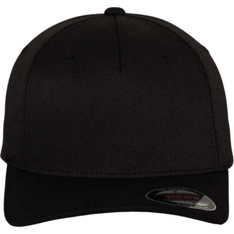 Flexfit FX6560 Flexfit 5 Panel Cap - Black - S/M