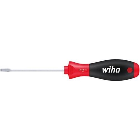 Wiha 302140 Schroevendraaier SoftFinish sleufkop met ronde kling 14.0 mm x 250 mm - 00713