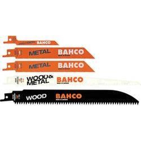 Bahco Reciprozaagbladensets | Sandflex® bimetaal |voor hout en metaal | 3940-MIX-SET-5P