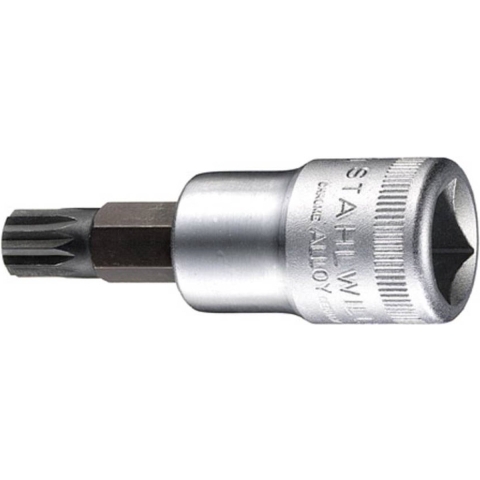 Stahlwille Dopsleutelbit | 1/2 inch binnen-veeltand | M8 | lengte 60 mm | 1 stuk - 03060008 03060008