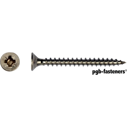 pgb-Europe PGB-FASTENERS | Spaanplaatschroef A2 VZK-Z Ø 5,00x70 PGWVZVA00005000703