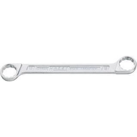HAZET Dubbele ringsleutel 610N-16X17 · Buitentwaalfkant tractieprofiel · SW 16 x 17 mm