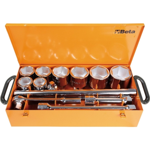 Beta Doppendoos met 8 zeskant dopsleutels en 5 toebehoren 929/C8 - 009290925