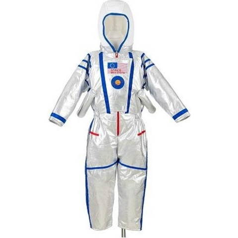 Souza Kostuum - Astronaut - Zilver - Souza - 5-7 jaar (110-122) - Kostuum