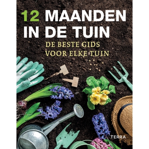 12 maanden in de tuin (Hardback)