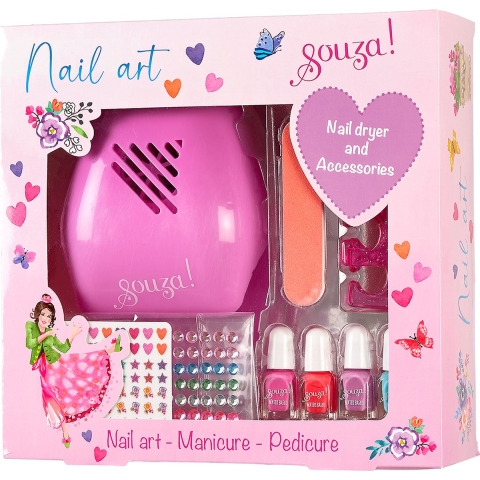 Souza Nagelset - Nageldroger en nagellak - Souza - OneSize - Nagellak
