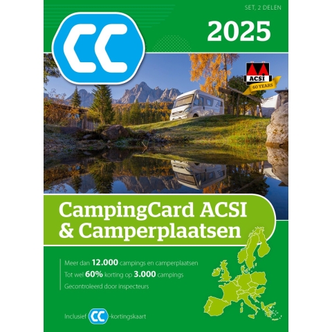 CampingCard ACSI & Camperplaatsen 2025 (Paperback)