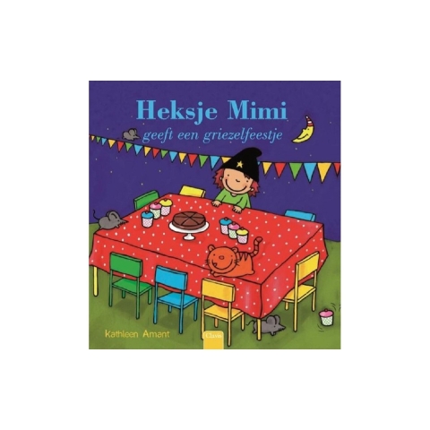 Heksje Mimi geeft een griezelfeestje (Hardback)