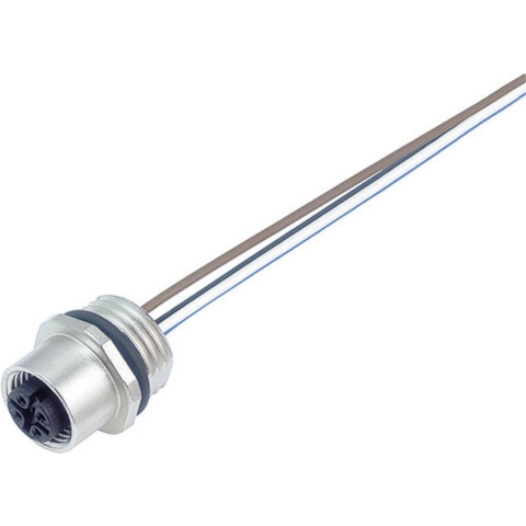 binder 09-3432-00-04 Sensor/actuator inbouwconnector M12 Aantal polen (sensoren): 4 Bus, inbouw 1 stuk(s)