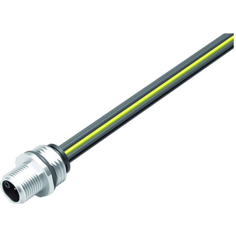 binder 09 0701 700 05 Sensor/actuator connector, geassembleerd M12 Stekker, inbouw verticaal 1 stuk(s)