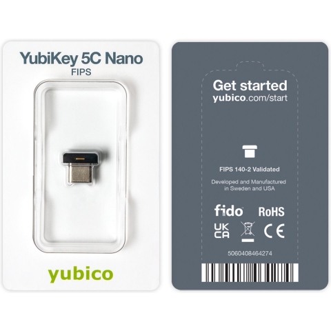 Yubico Passwordmanager USB-stick Zwart/goud