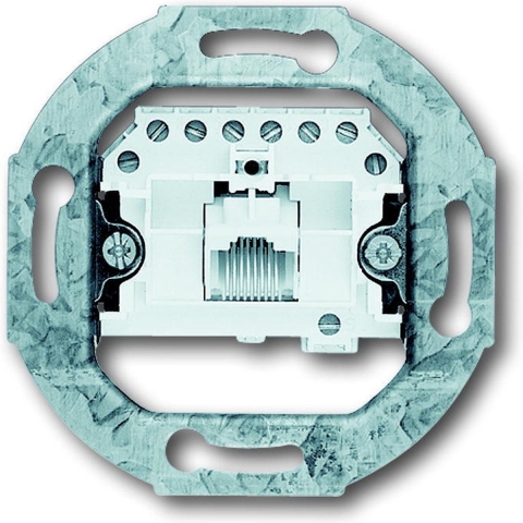 Busch-Jaeger 2CKA000230A0227 UAE-, IAE-, ISDN-contactdoos Inzetstuk Wit 1 stuk(s)