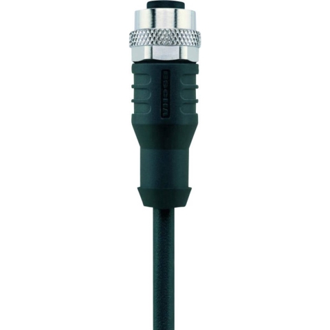 Escha 8045035 Sensor/actuator connector, geassembleerd M12 Aantal polen (sensoren): 4+PE Bus, recht 5.00 m 1 stuk(s)
