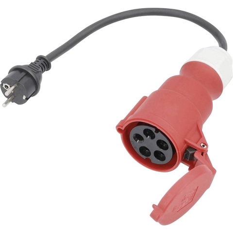 AS Schwabe 61371 Stroom Adapterkabel 16 A Zwart 0.3 m H07RN-F 3G 2,5 mm²