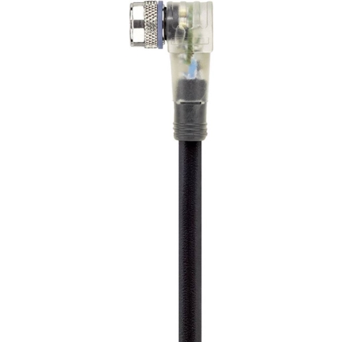 Escha 8045419 Sensor/actuator connector, geassembleerd M8 Aantal polen (sensoren): 3 Bus, haaks 5.00 m 1 stuk(s)