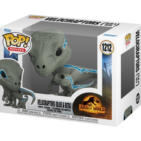 Jurassic World Dominion Funko Pop Vinyl: Blue and Beta