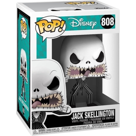 Disney Nightmare Before Christmas Funko Pop Vinyl: Jack with Scary Face