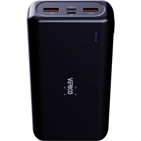 Verico Power Pro PD Powerbank 20000 mAh USB PD LiPo USB-A, USB-C Zwart