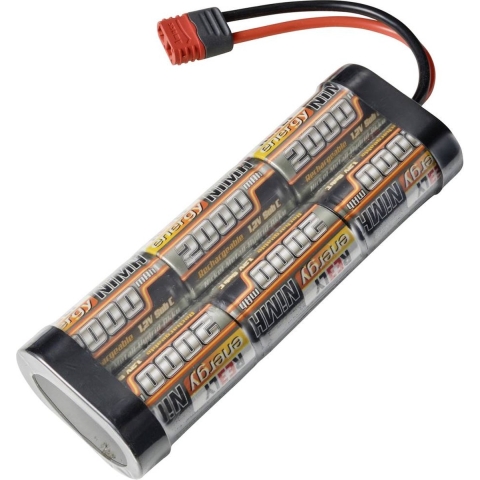 Reely NiMH accupack 7.2 V 2000 mAh Aantal cellen: 6 Stick T-stekkersysteem
