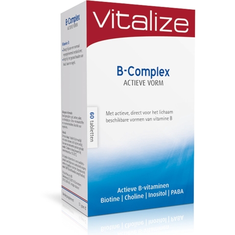 Vitalize B-Complex Actieve Vorm Tabletten