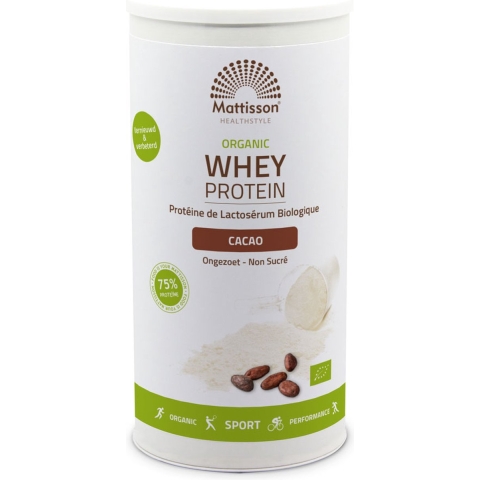 Mattisson HealthStyle Biologische Wei Proteïne Cacao