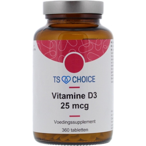 TS Choice Vitamine D3 25 mcg Tabletten