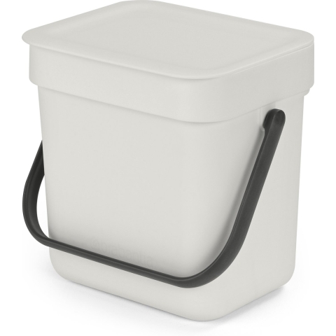 Brabantia Sort & Go afvalbak 3L grijs