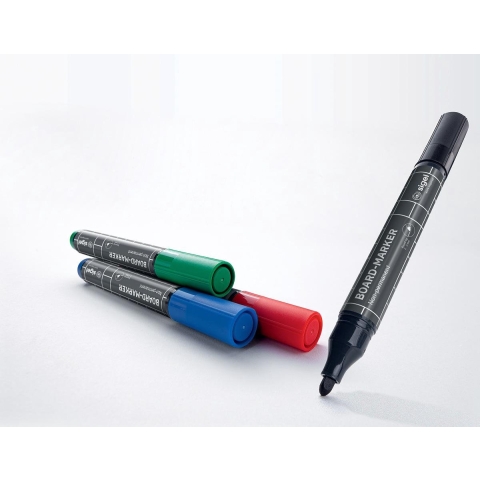 Sigel SI-BA010 Whiteboardstift 4 Kleur Zwart/blauw/rood/groen