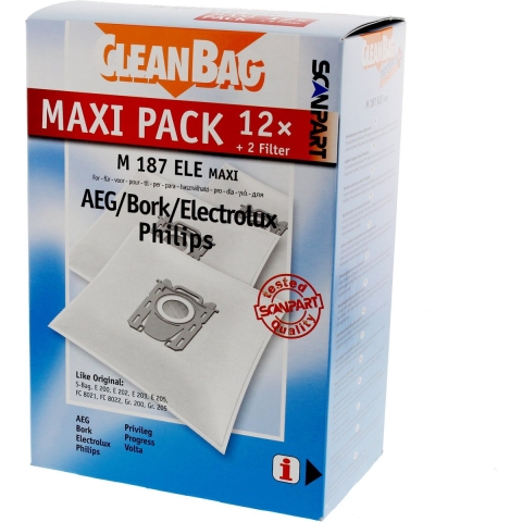 Scanpart Microfleece+ Stofzak Phi/ele Universeel Maxi