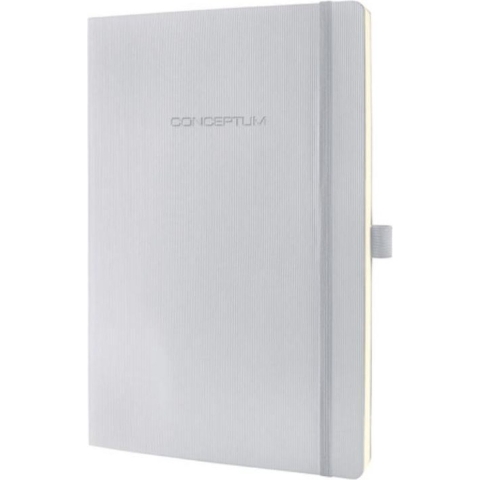 Sigel SI-CO323 Notitieboek Conceptum Pure Softcover A5 Lichtgrijs Gelinieerd