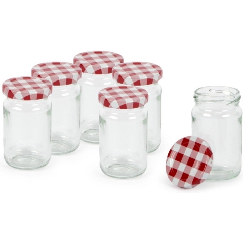 Glazen Weckpotjes 107 ml 6 Stuks