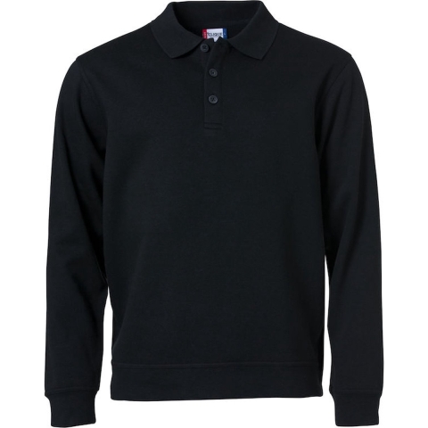 Clique 021032 Basic Polo Sweater - Zwart - XS