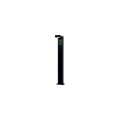 Lucide Texas - Tuinpaal Met Bewegingsdetector - 6 X 15 X 60 Cm - 6W LED Incl. - IP54 - Antraciet