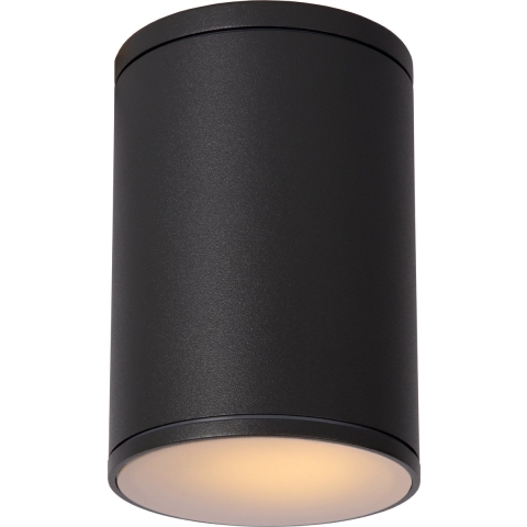 Lucide Tubix - Opbouwsspot - Ø 10,8 X 15,3 Cm - IP54 - Zwart