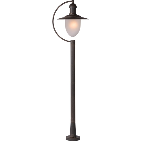 Lucide Aruba - Tuinpaal - 29,5 X 25 X 110 Cm - IP44 - Roestbruin