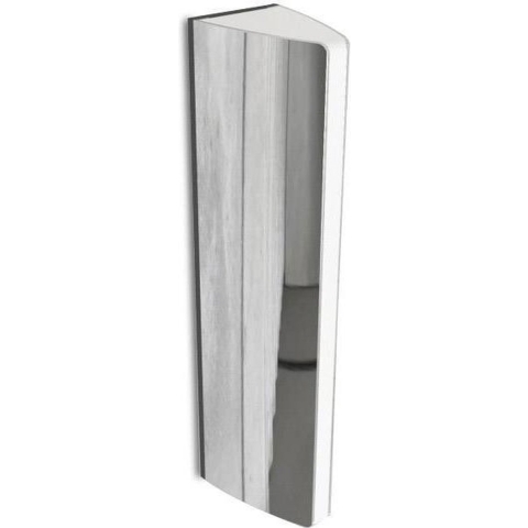Lutec Leo - Buiten Wandlamp - 6 X 8 X 30 Cm - 14,5W LED Incl. - IP44 - Chroom