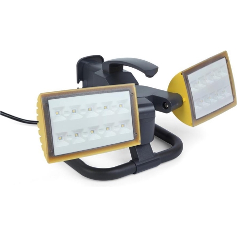 Lutec Peri - Werklamp - 35 X 22 X 18 Cm - 21W LED Incl. - IP54 - Donkergrijs