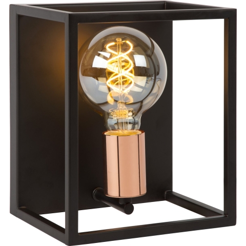 Lucide Arthur - Wandverlichting - 18 X 15 X 22 Cm - Zwart
